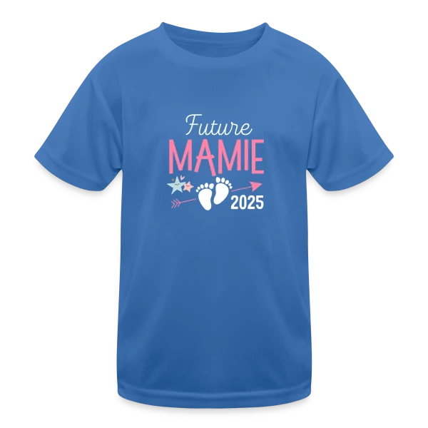 Future Mamie 2025 : Annonce de Grossesse Originale sur T-shirt sport Enfant