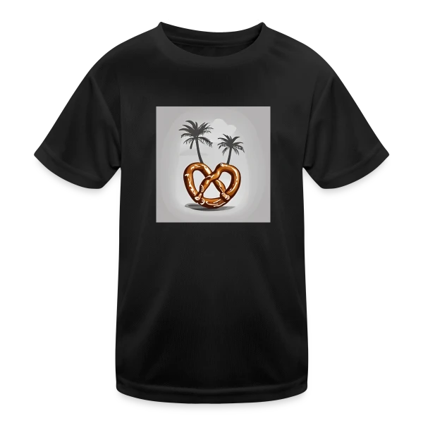 Bretzel tropical : L'Alsace en vacances sur T-shirt sport Enfant