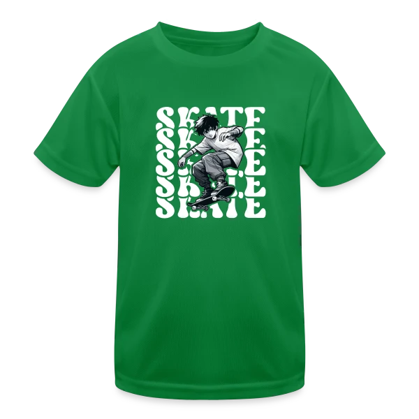 Jeune Skater Manga Urbain sur T-shirt sport Enfant