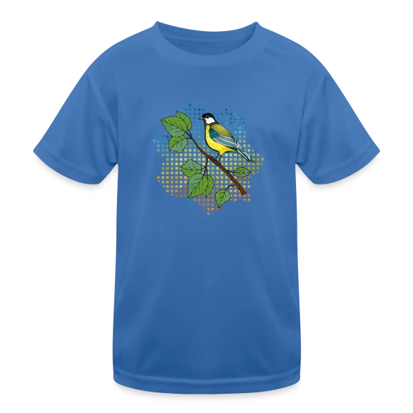 Oiseau Arc-en-Ciel sur T-shirt sport Enfant