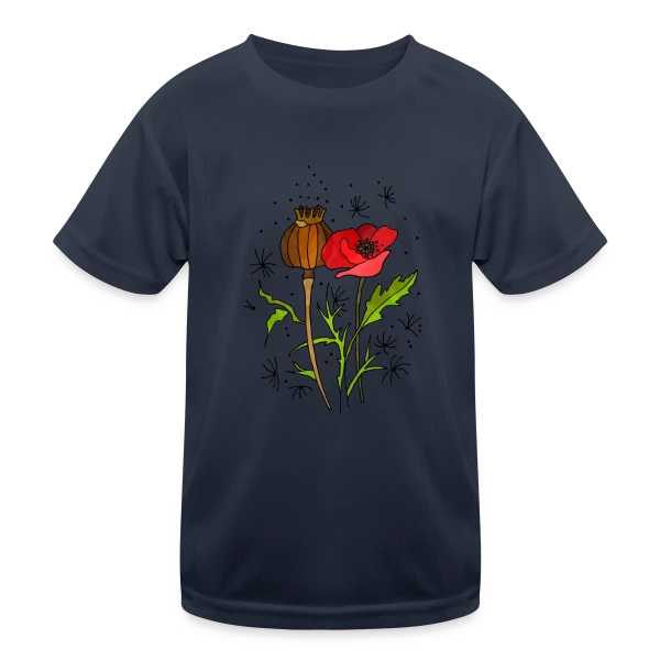 Éclat Floral sur T-shirt sport Enfant