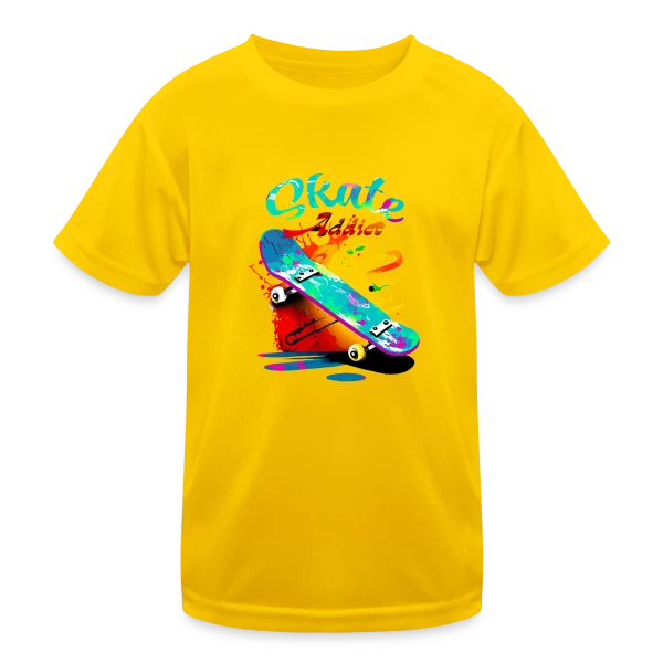 Skate Addict : Amoureux de la Planche sur T-shirt sport Enfant