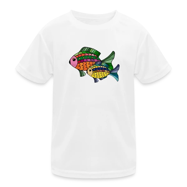 Passion Pêcheur sur T-shirt sport Enfant