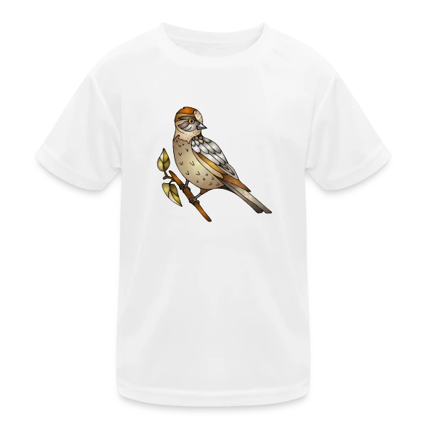 L'Oiseau Arc-en-ciel sur T-shirt sport Enfant