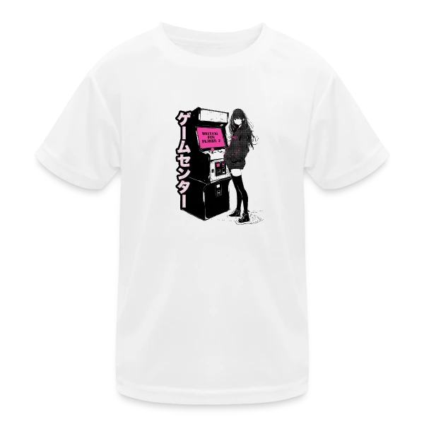 Fille Anime Gaming - En Attente du Joueur 2 sur T-shirt sport Enfant
