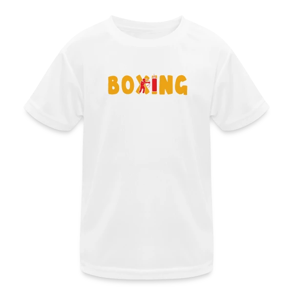 Boxing - Mon Sport, Ma Passion ! Humour Combat sur T-shirt sport Enfant