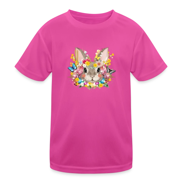 Lapin de Pâques Enchanté sur T-shirt sport Enfant