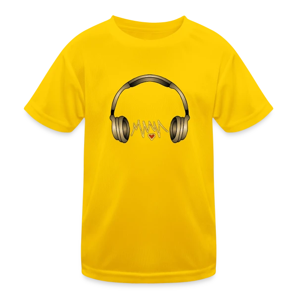 Casque Audio Style Urbain sur T-shirt sport Enfant