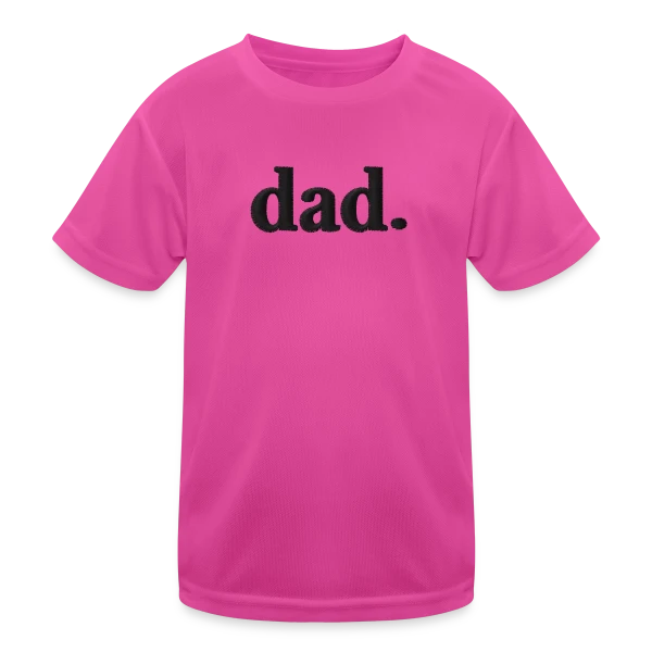 Brodé 'Dad' - Style Élégant et Minimaliste sur T-shirt sport Enfant
