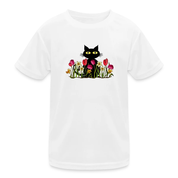 L'Esprit Félin sur T-shirt sport Enfant