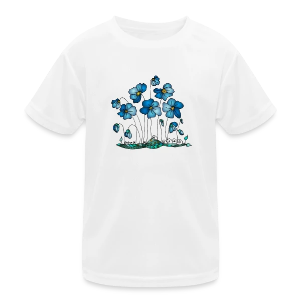 Harmonie Florale sur T-shirt sport Enfant