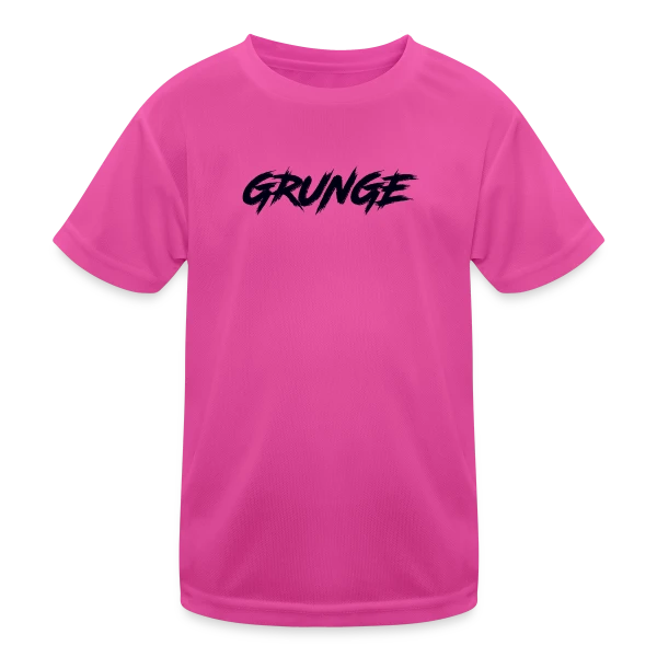 Typographie Grunge Brossée sur T-shirt sport Enfant
