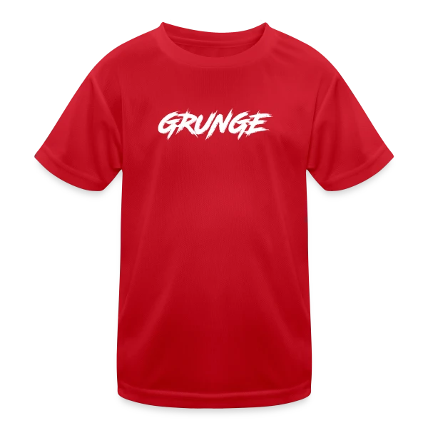 Effet Grunge Blanc Texturé sur T-shirt sport Enfant