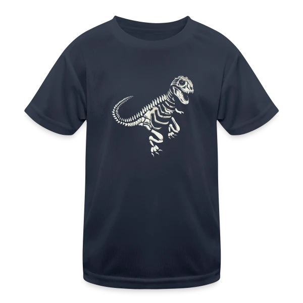 T-Rex Fossile : L'Esprit Préhistorique des Dinosaures sur T-shirt sport Enfant