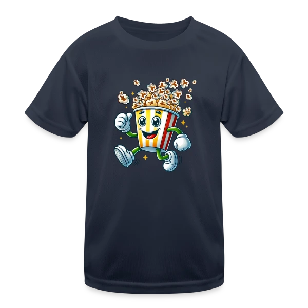 Popcorn Comique : La Star de Vos Soirées Ciné sur T-shirt sport Enfant