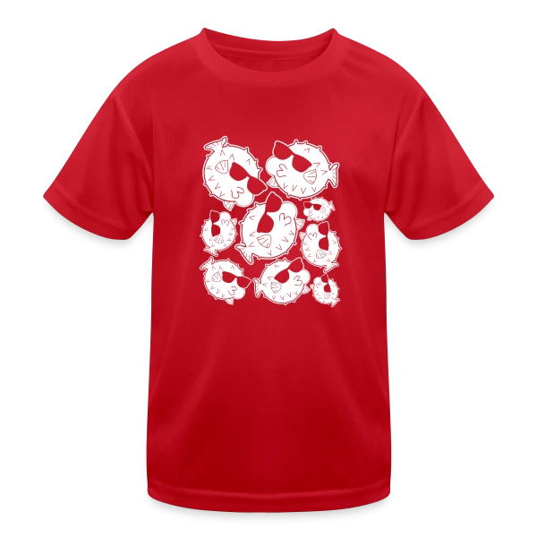 Poisson Globe Lunettes Cool sur T-shirt sport Enfant
