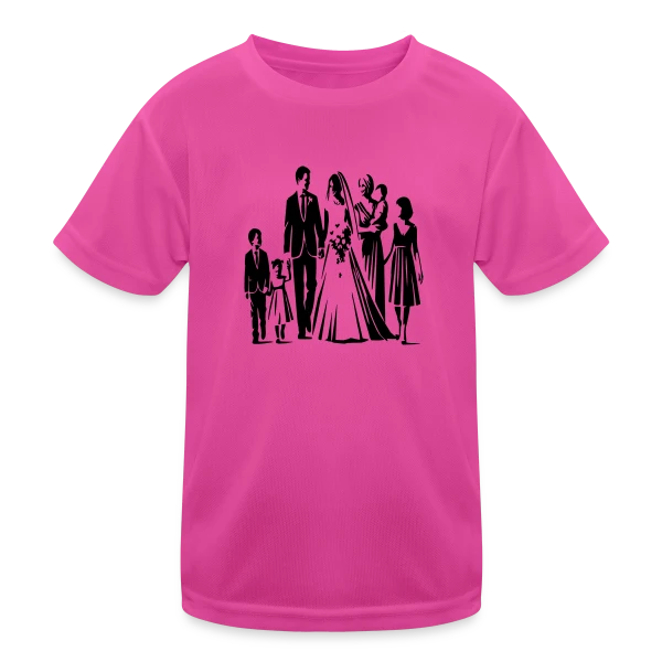 Mariage et Fête sur T-shirt sport Enfant
