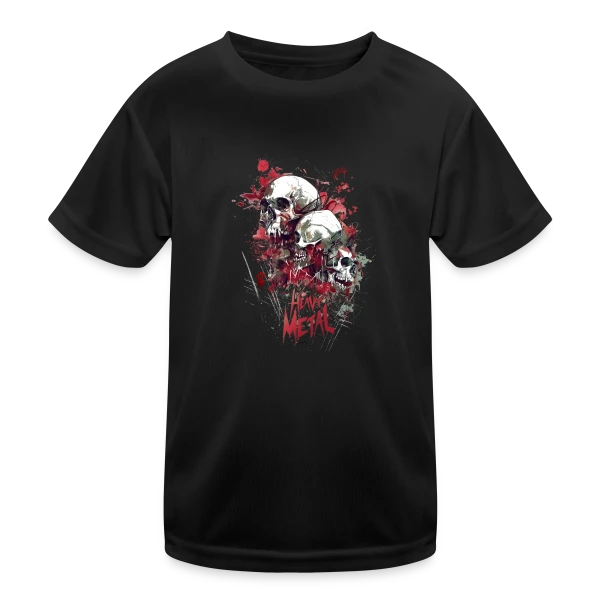 Esprit Heavy Metal sur T-shirt sport Enfant
