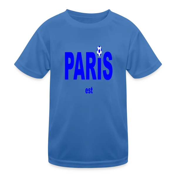 Paris Foot Passion sur T-shirt sport Enfant