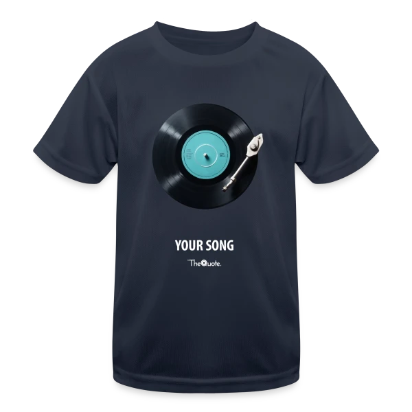 Ma Chanson Préférée Personnalisée sur T-shirt sport Enfant