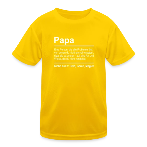 Papa Humour : Le Cadeau Parfait sur T-shirt sport Enfant