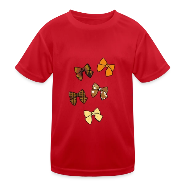 Nœuds Papillon Rétro Années 70 sur T-shirt sport Enfant