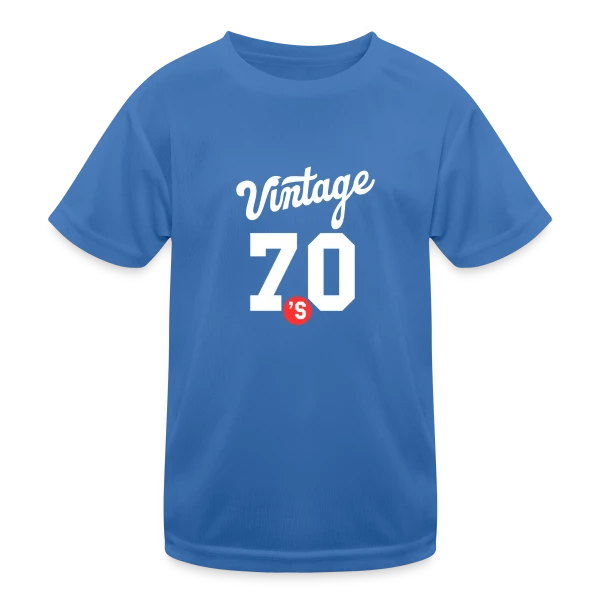 Esprit Années 70 sur T-shirt sport Enfant
