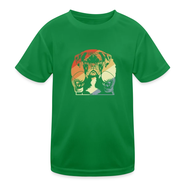 Boxer Rétro Boxeur sur T-shirt sport Enfant