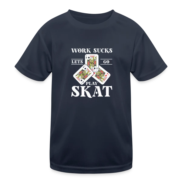 Skat: L'Art du Jeu de Cartes sur T-shirt sport Enfant