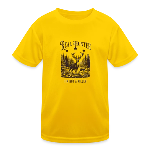 Passion Chasse : L'Élégance de la Nature sur T-shirt sport Enfant