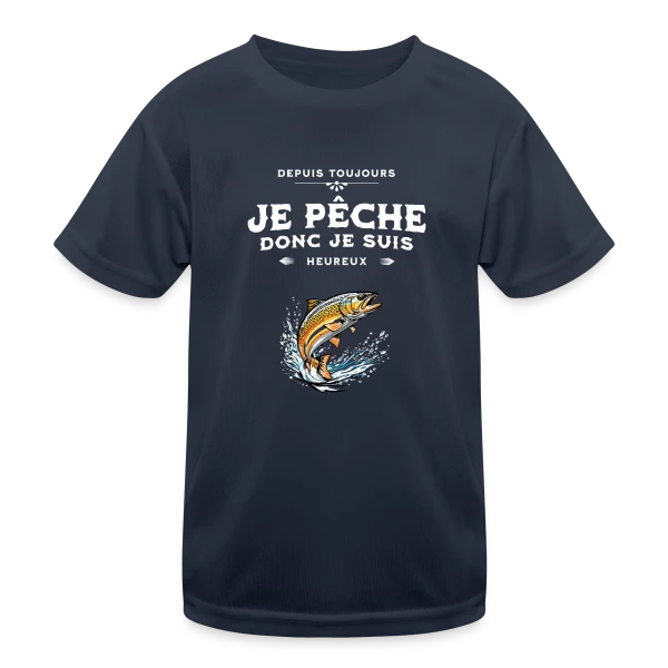 Pêche & Bonheur : Le T-shirt Coloré sur T-shirt sport Enfant