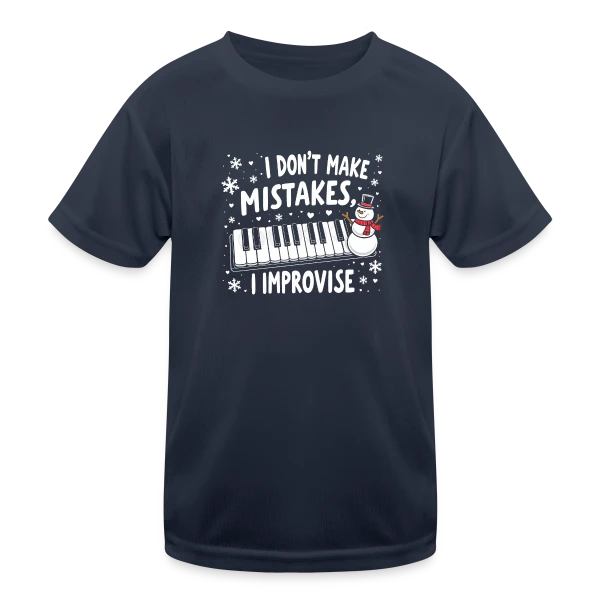 Pianiste Humour - Je n'fais pas d'erreurs, j'improvise sur T-shirt sport Enfant