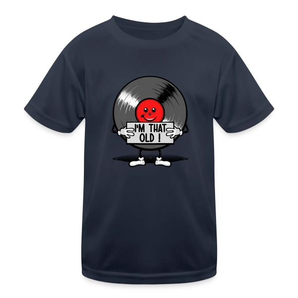 Vintage 33 tours : Vieux comme un Vinyle sur T-shirt sport Enfant