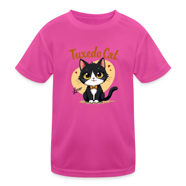 Amoureux du Chat Smoking - Cadeau Idéal sur T-shirt sport Enfant