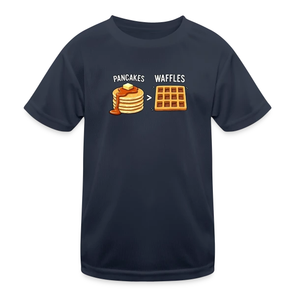 Team Pancakes : La Victoire est Sucrée sur T-shirt sport Enfant