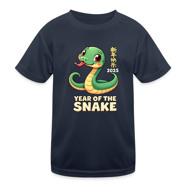Nouvel An Chinois 2025 - Fête du Serpent sur T-shirt sport Enfant