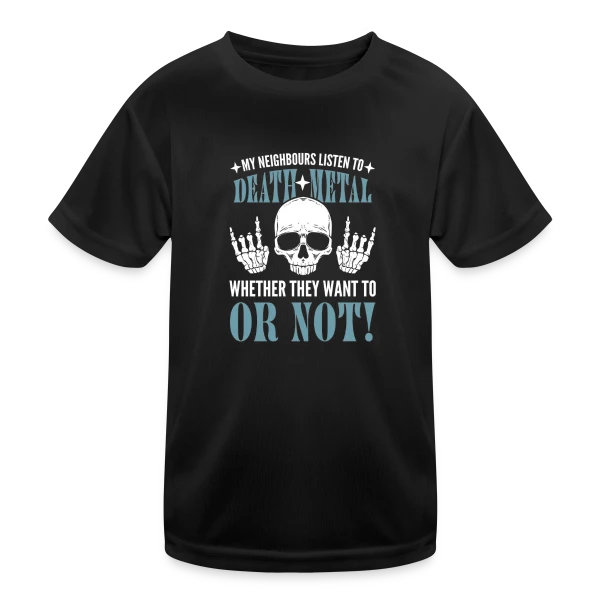 Hommage au Metal : Death, Trash & Hard Rock sur T-shirt sport Enfant