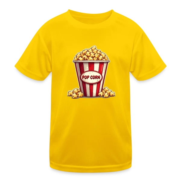 Enfant Popcorn - Costume Carnaval Amusant sur T-shirt sport Enfant