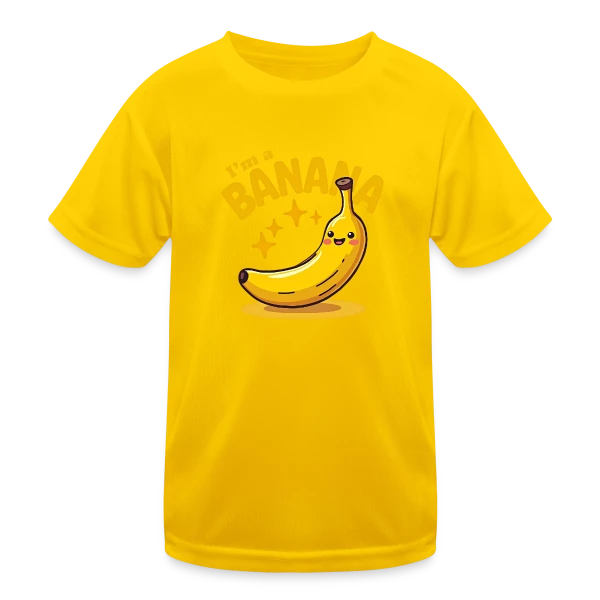 Humour Banane - Costume Carnaval & Fête sur T-shirt sport Enfant