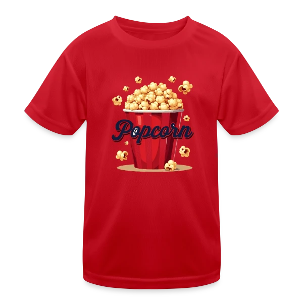 Design Popcorn Festif - Costume Carnaval sur T-shirt sport Enfant