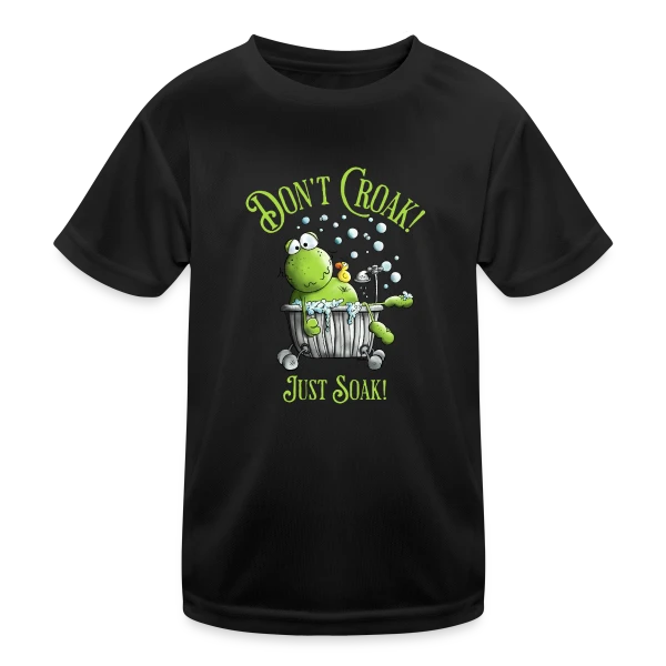 Grenouille Détente & Bain sur T-shirt sport Enfant