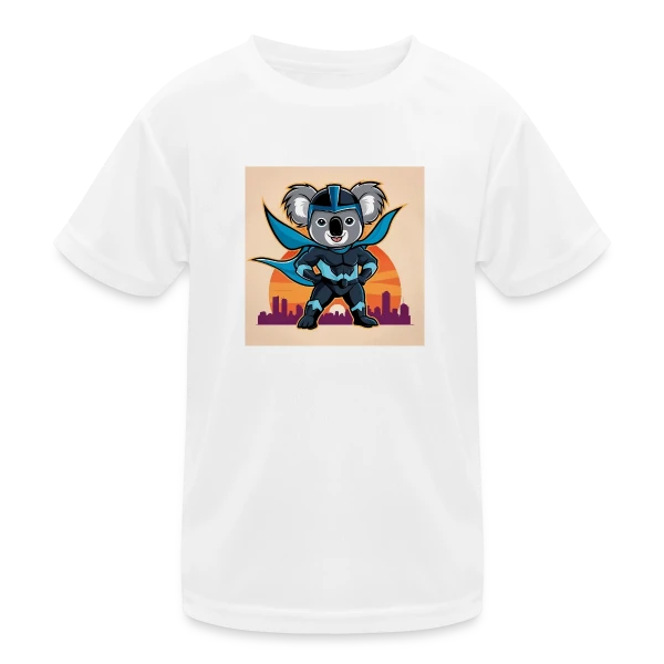 Super Koala Héroïque sur T-shirt sport Enfant