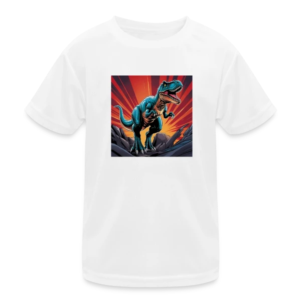 T-Rex Crépuscule sur T-shirt sport Enfant