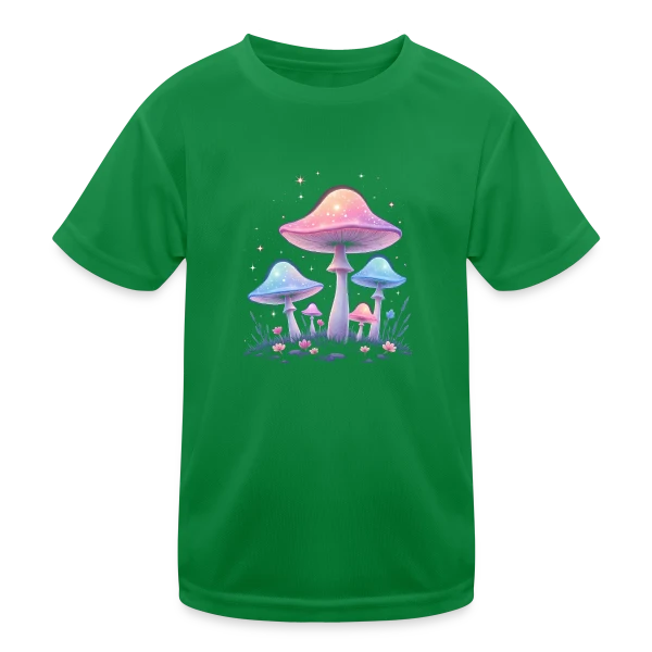 Champignons Magiques - Art Mystique de la Forêt sur T-shirt sport Enfant