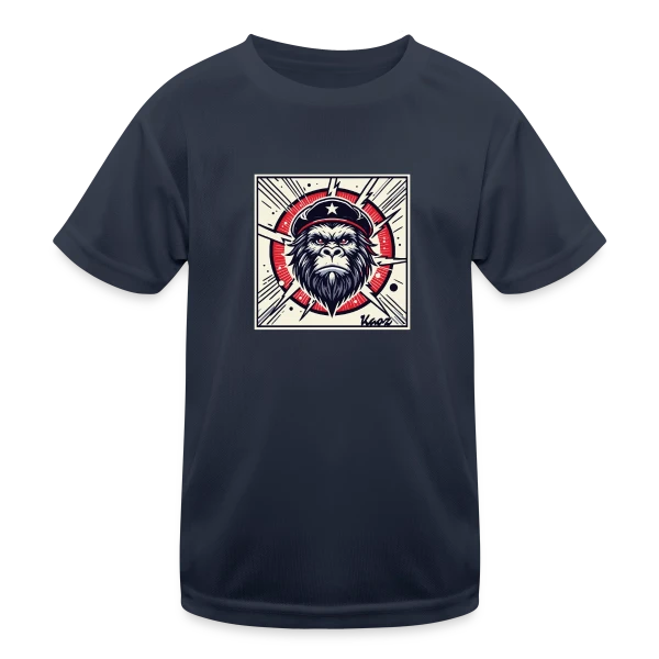Gorille Révolutionnaire Stylé sur T-shirt sport Enfant