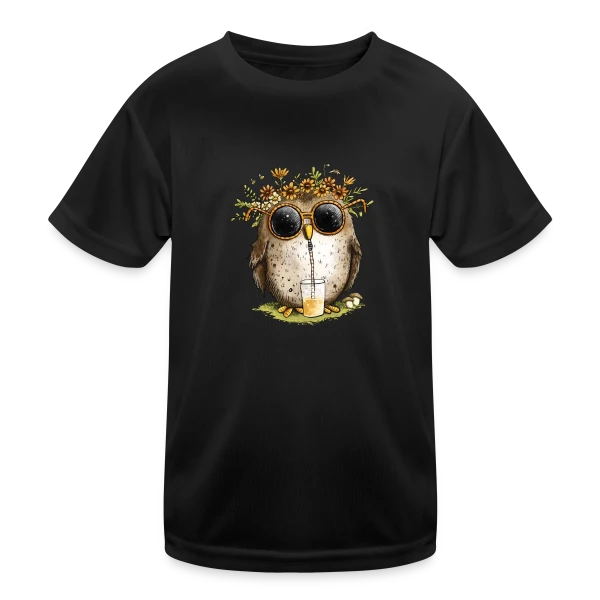 Chouette Cool et Limonade sur T-shirt sport Enfant