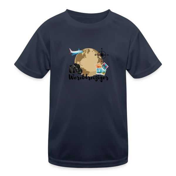 Voyageur du Monde Aventure sur T-shirt sport Enfant