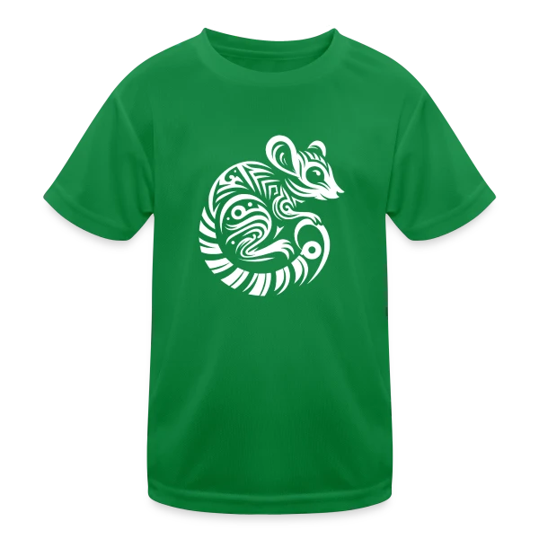 Lémurien Tribal : Esprit de Madagascar sur T-shirt sport Enfant