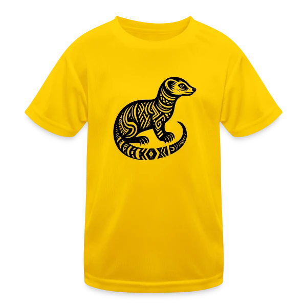 Mangouste Tribale : Esprit Sauvage sur T-shirt sport Enfant