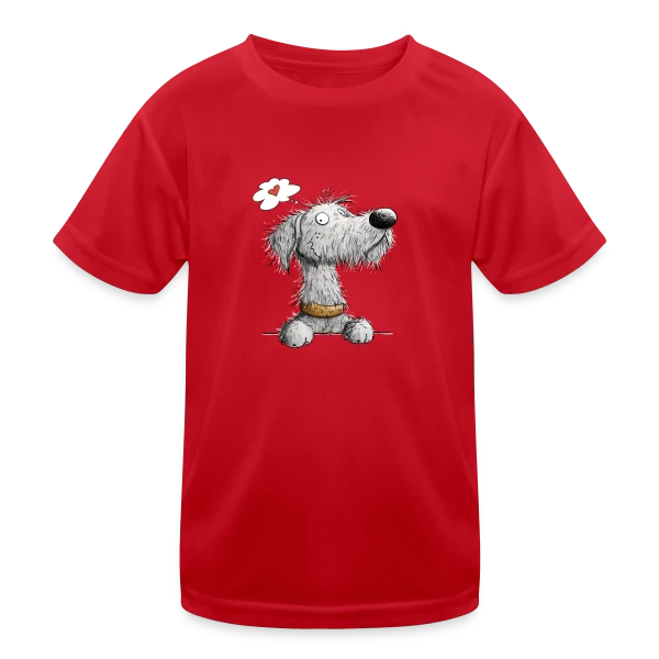 Lévrier Irlandais - Cartoon chien de race sur T-shirt sport Enfant